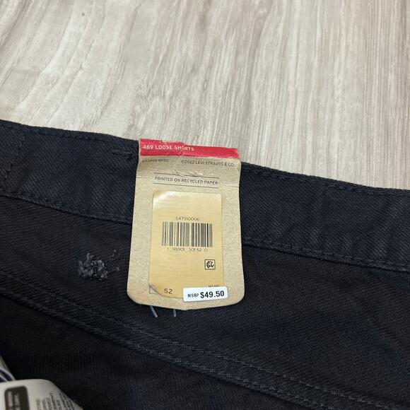 Levi’s 469 Loose Fit 12” Denim Shorts Big & Tall Men’s W52 - Picture 10 of 15